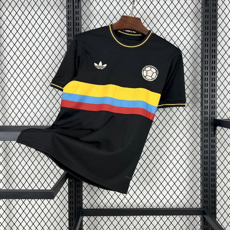 Camisa Seleção Colômbia 100 anos - Preta