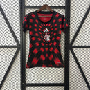 Camisa Feminina do Flamengo Pré-jogo 25/26