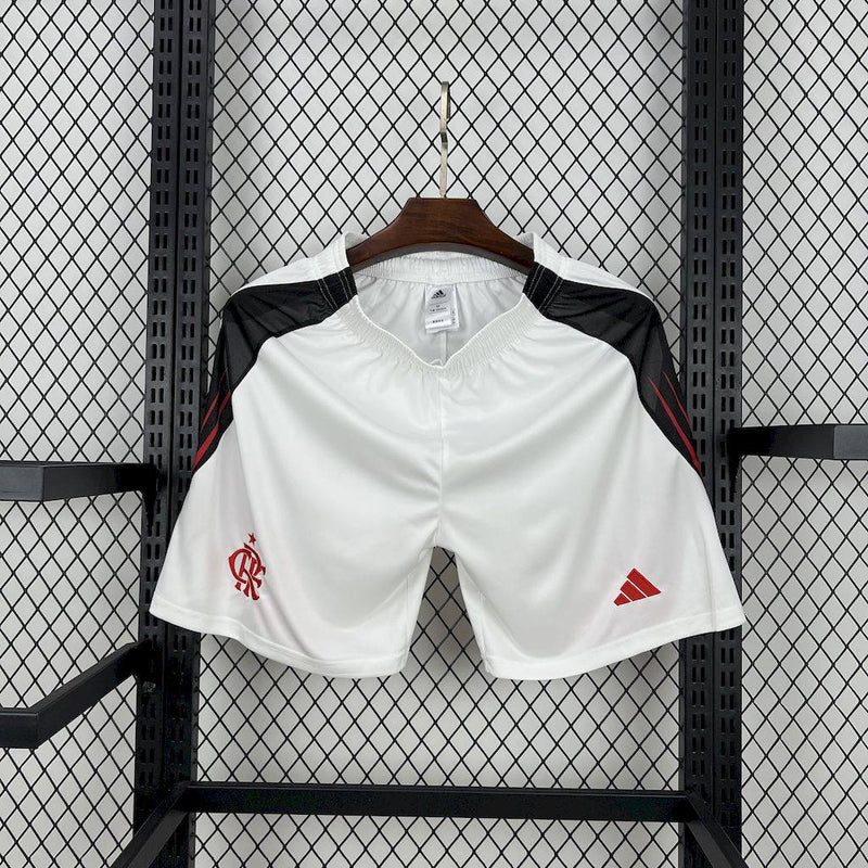 Short Flamengo 25/26 Adidas - Branca/Vermelha