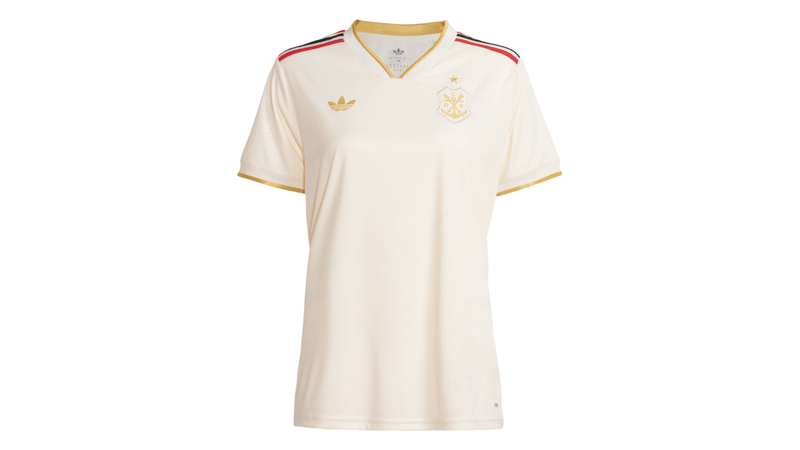 Camisa do Flamengo Feminina 25/26 III Bege - Com/Sem Patrocínios