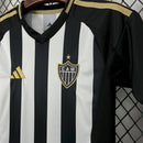 Kit Infantil  Atlético Mineiro 25/26 - Adidas - Preto e Branco
