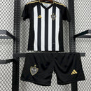 Kit Infantil  Atlético Mineiro 25/26 - Adidas - Preto e Branco