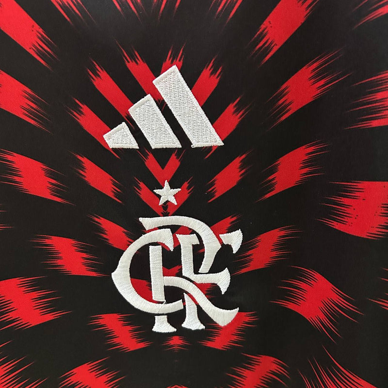 Camisa Feminina do Flamengo Pré-jogo 25/26