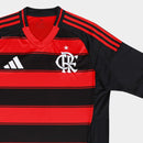 Camisa Manga Longa Flamengo 25∕26 - Vermelho