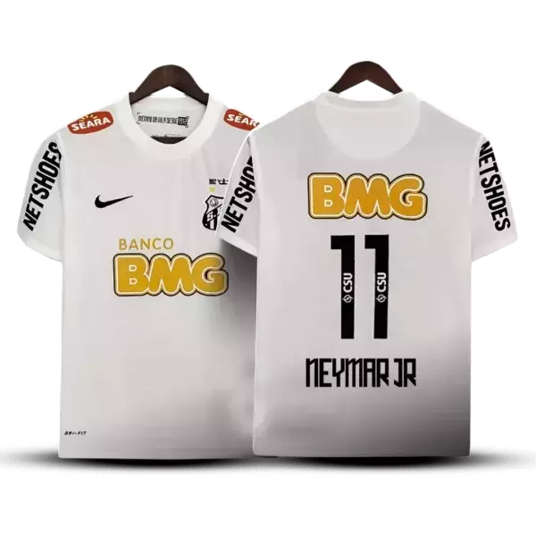 Camisa Histórica Santos I 2011/12 Neymar Jr #11 Nike Masculino Branco